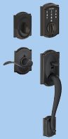 black touch door handlesets