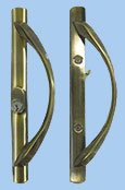 Antique Brass patio door handle set option